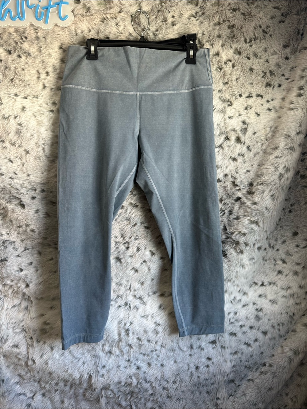 78.  Lululemon Align Steam Blue sz 12